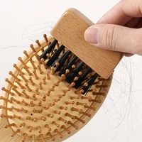1pc comb brush cleaner cleaner remover beauty tool wooden hair comb cleanup hook salon hairdressing tool barber