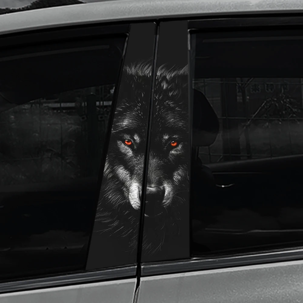 1/2 шт. водонепроницаемые автомобильные наклейки волк