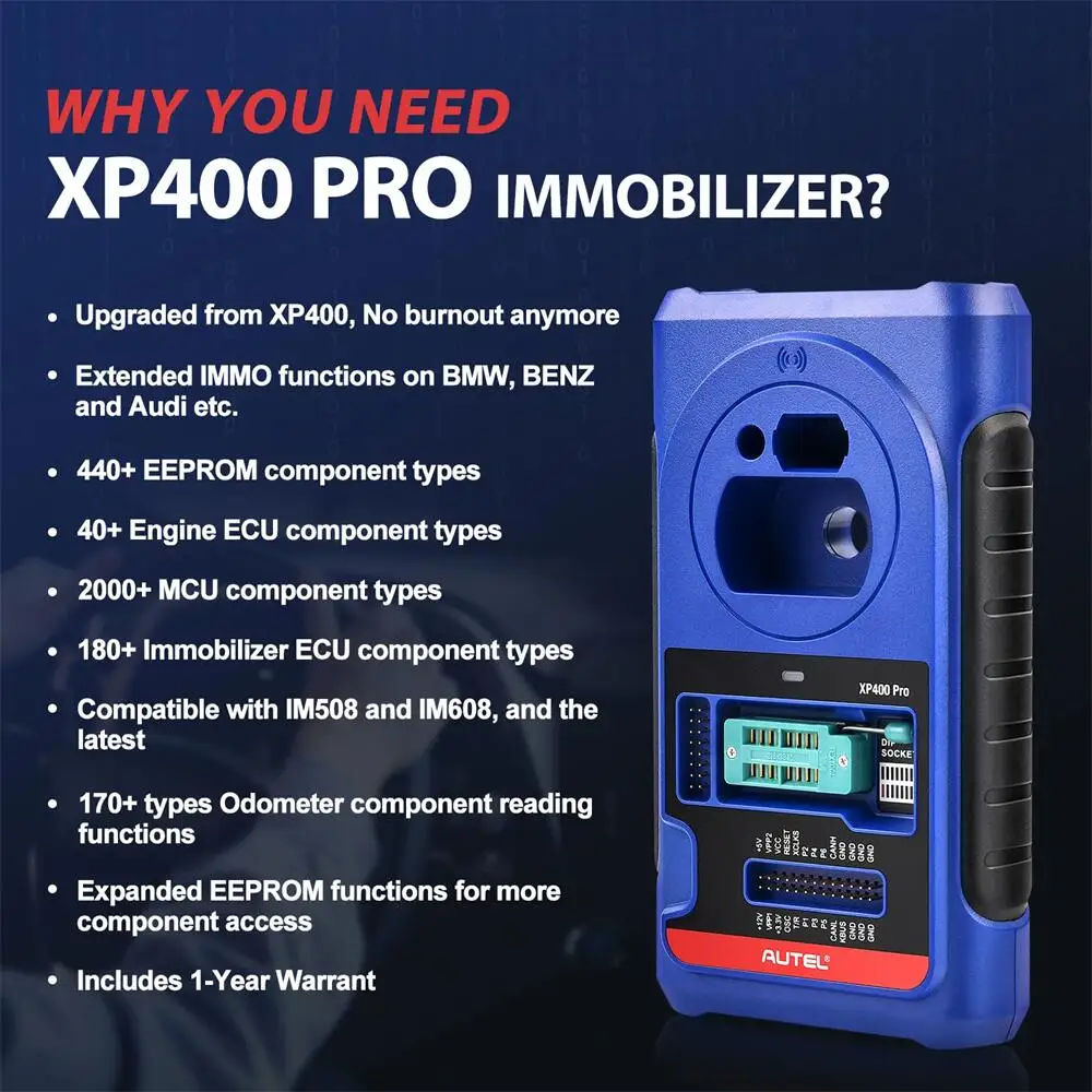 Autel XP400 PRO программатор ключей и чипов IMKPA обновленный комплект для автомобильного