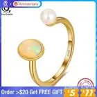 ORSA JEWELS 925 пробы Серебряное кольцо ручной работы с 100% натуральным опалом и драгоценными камнями