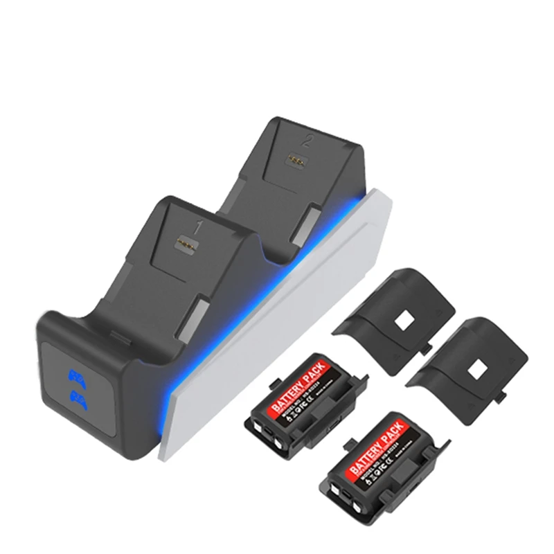 

2Pcs Rechargeable Battery Pack With Controller Charger For One Controller Charging Station For Series X/S