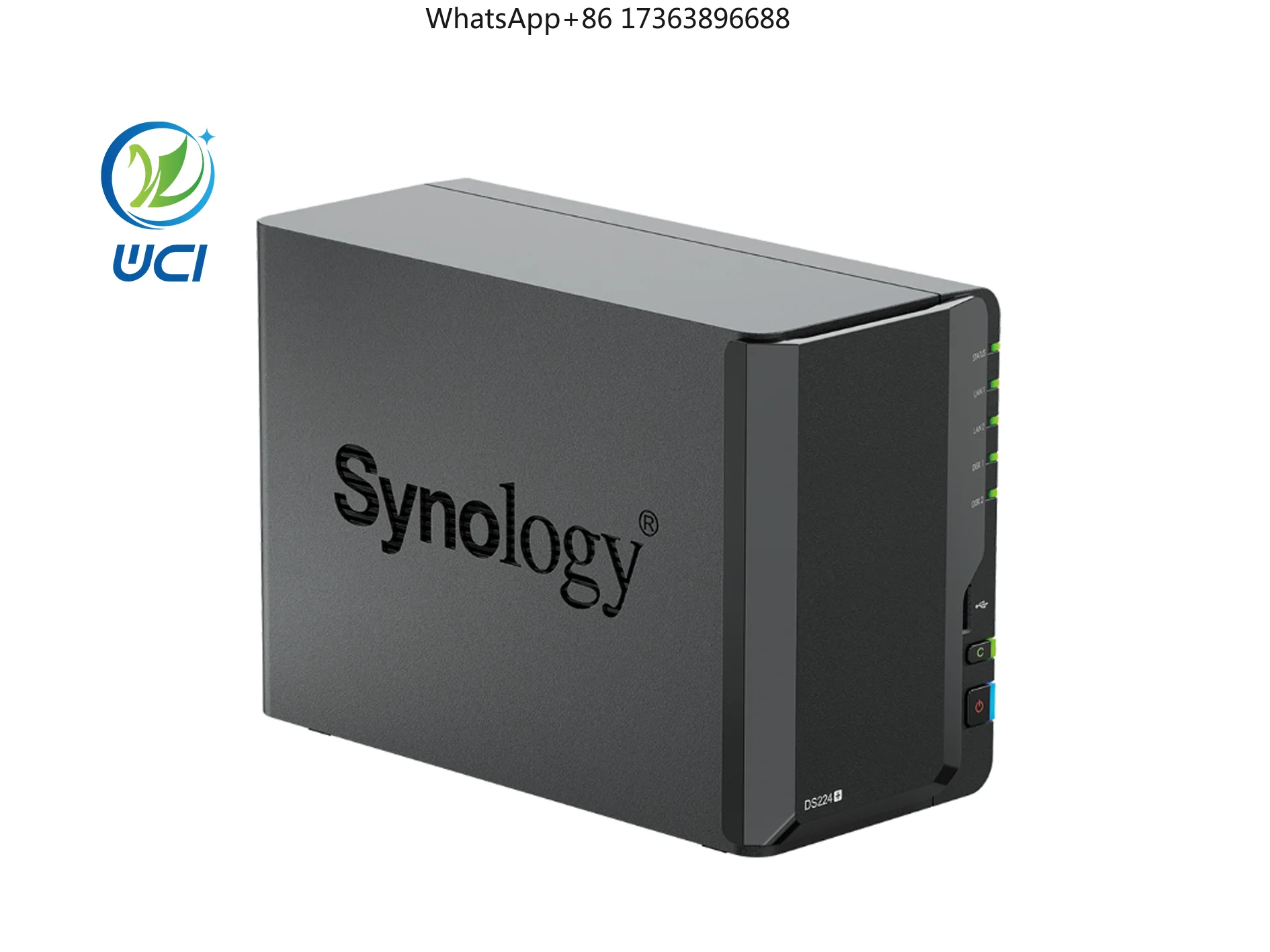 Фото Новый Synology DS224+ 2-дисковый NAS без дисков, с USB-интерфейсом, форм-фактор 2U, для сетевого хранения данных, в наличии №3