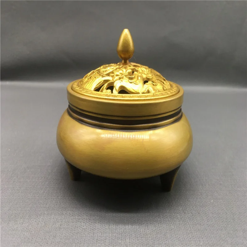 Антикварные разные антикварные потертые бронзовые поделки Gulong Нижняя горелка