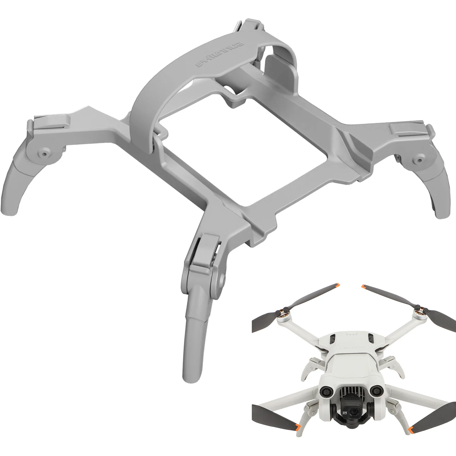 Shock-Absorption Landing Gears Foldable Extension Legs Stand For DJI Mini 3 Pro Drone Protector Heightening Leg Training