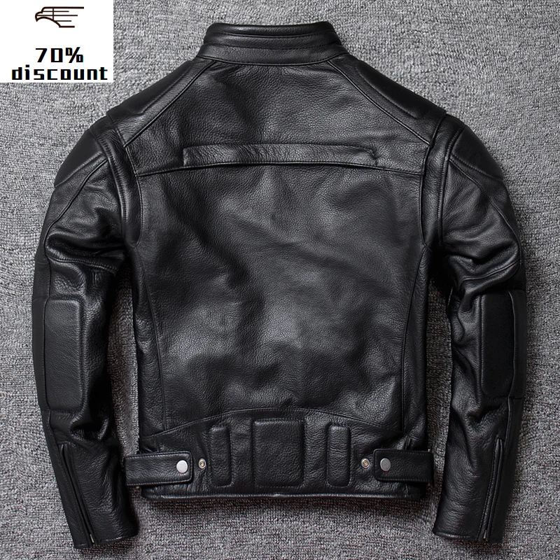 

2022 New Men's Genuine Leather Jacket Men leather jacket with Removable Avirex Fly Air Force Flight sheepskin coat winter