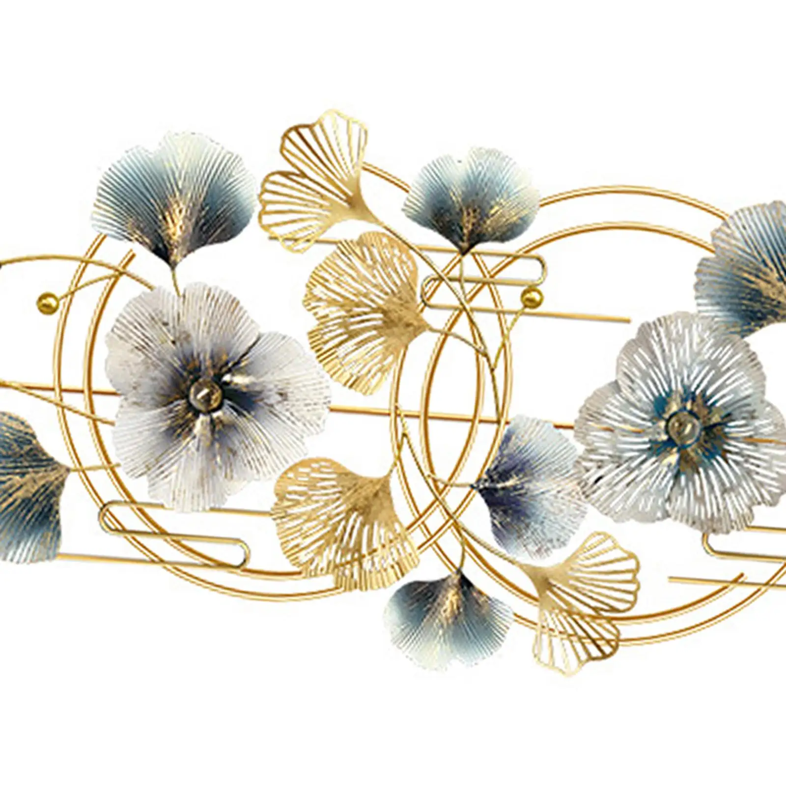 Современное металлическое настенное искусство декоративное роскошное