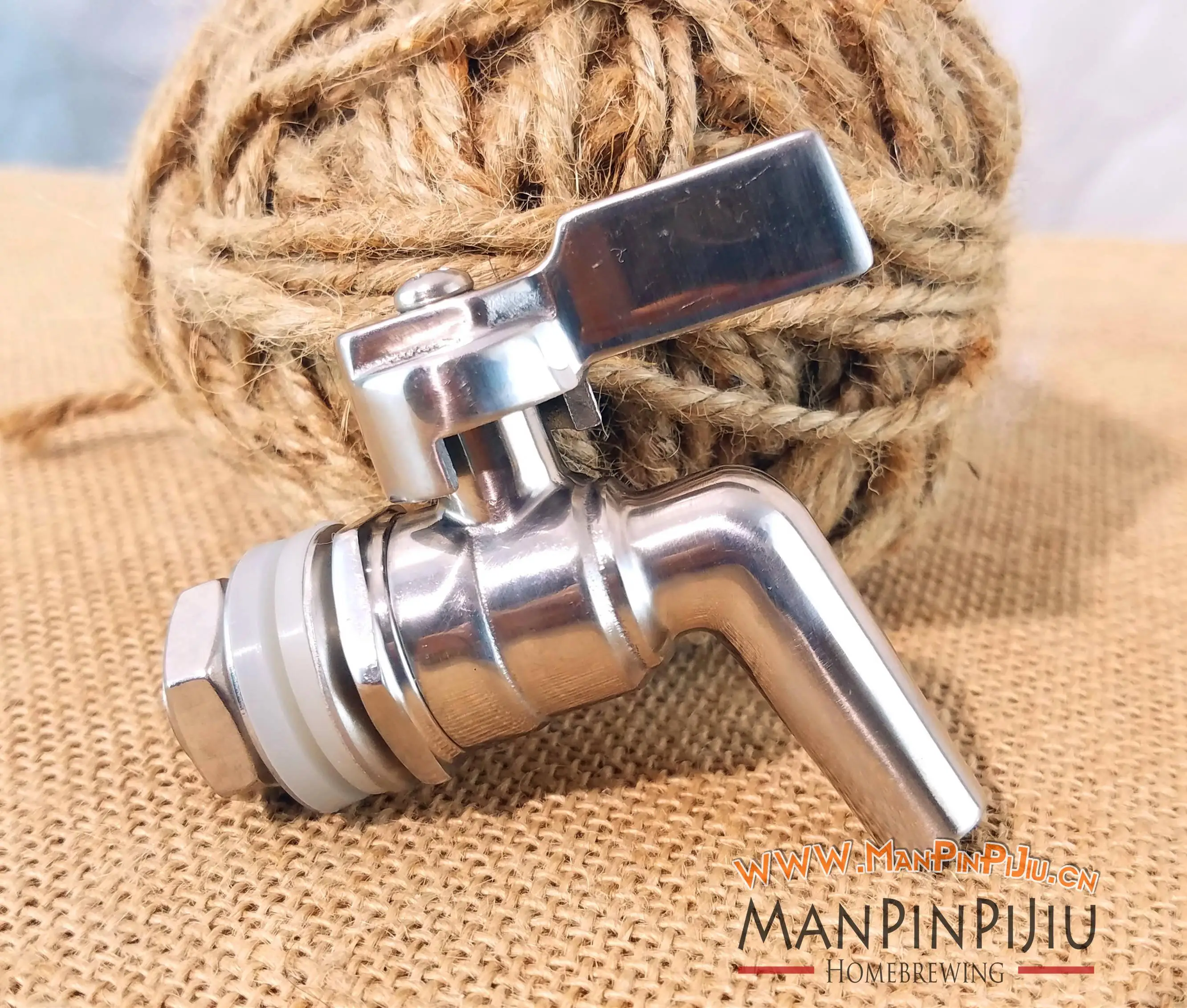 

GJ417【304 Stainless Steel Faucet for Fermentation Tank】(Double Sealing Rings Sealed Tightly)