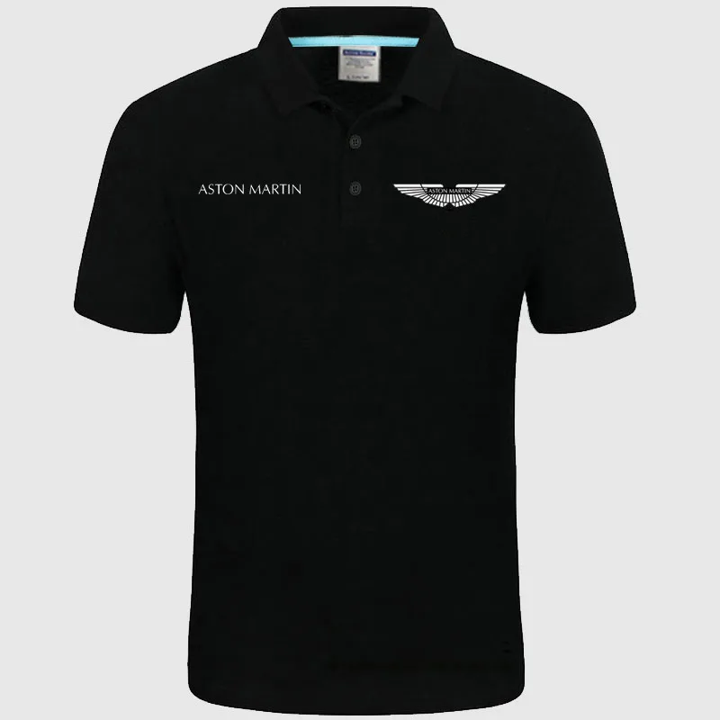

2022 hohe qualität logo krokodil Aston Martin logo Polo klassische marke Männer Polo Shirt Männer Casual solide Kurzarm