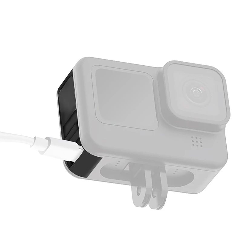 

Aluminum Alloy Metal Rechargeable Side Cover for Hero 9 10 Removable