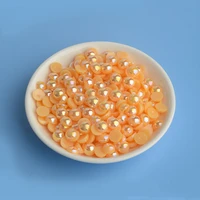 colorful half round flatback beads 3 10mm ab color imitation pearls craft for diy decoration crafts makingnail decoration