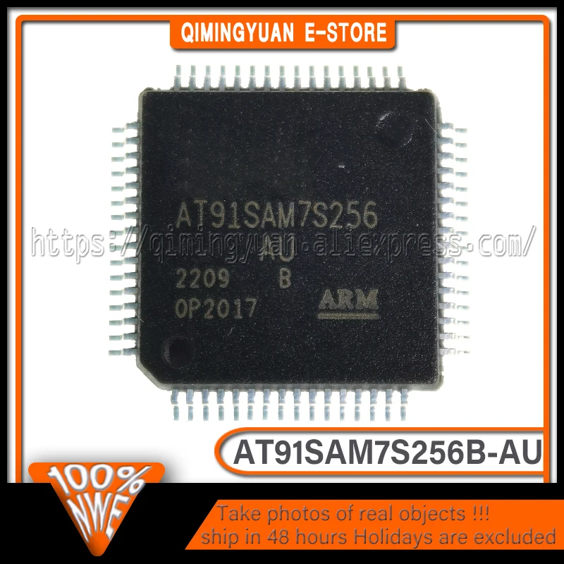 

1pcs/lot AT91SAM7S256B-AU AT91SAM7S256-AU AT91SAM7S256 QFP-64 In Stock