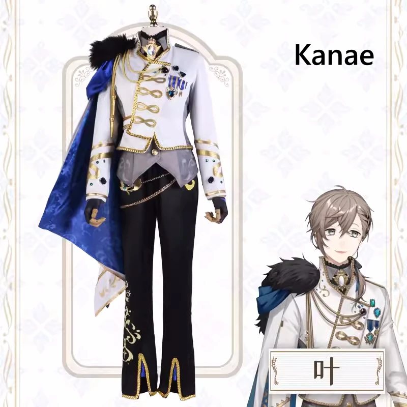 Аниме VTuber геймеры Kuzuha/Kanae косплей мужской женский модный костюм для Хэллоуина