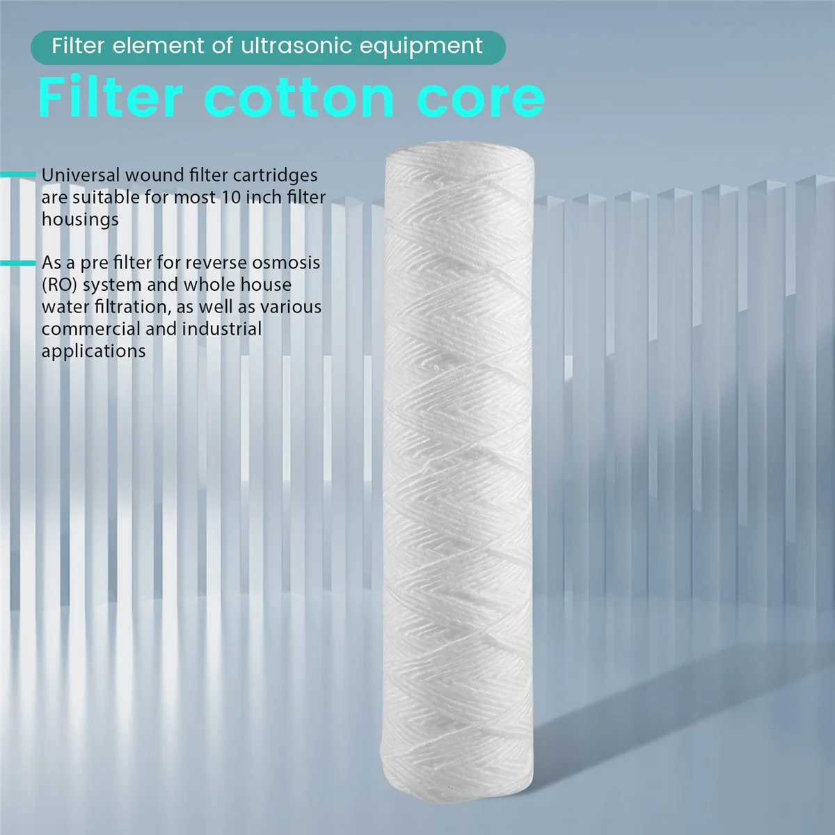 Картридж для фильтрации осадка 10 микрометров 6 шт. в упаковке