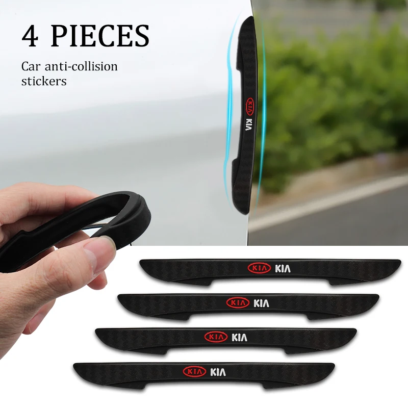 

4PCS Car Door Body Bumper Strip Guards Anti-collision Sticker For KIA Rio Ceed Sportage Sorento K2 K3 K4 K5 K6 Soul Car Goods