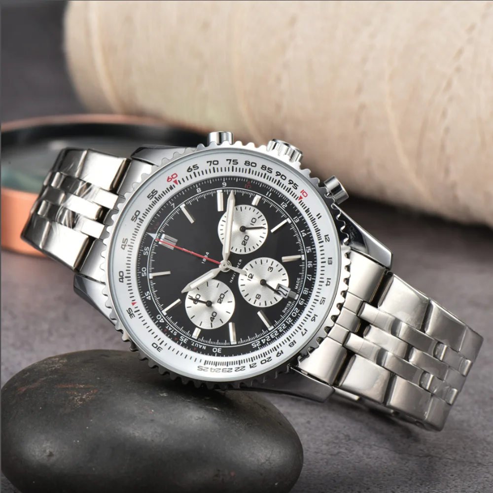 

BREITLXX Aviation Series Watch for Men Classic Fashion Luxury Men's Watches Chronograph Calendar Waterproof Quartz Watchwrist