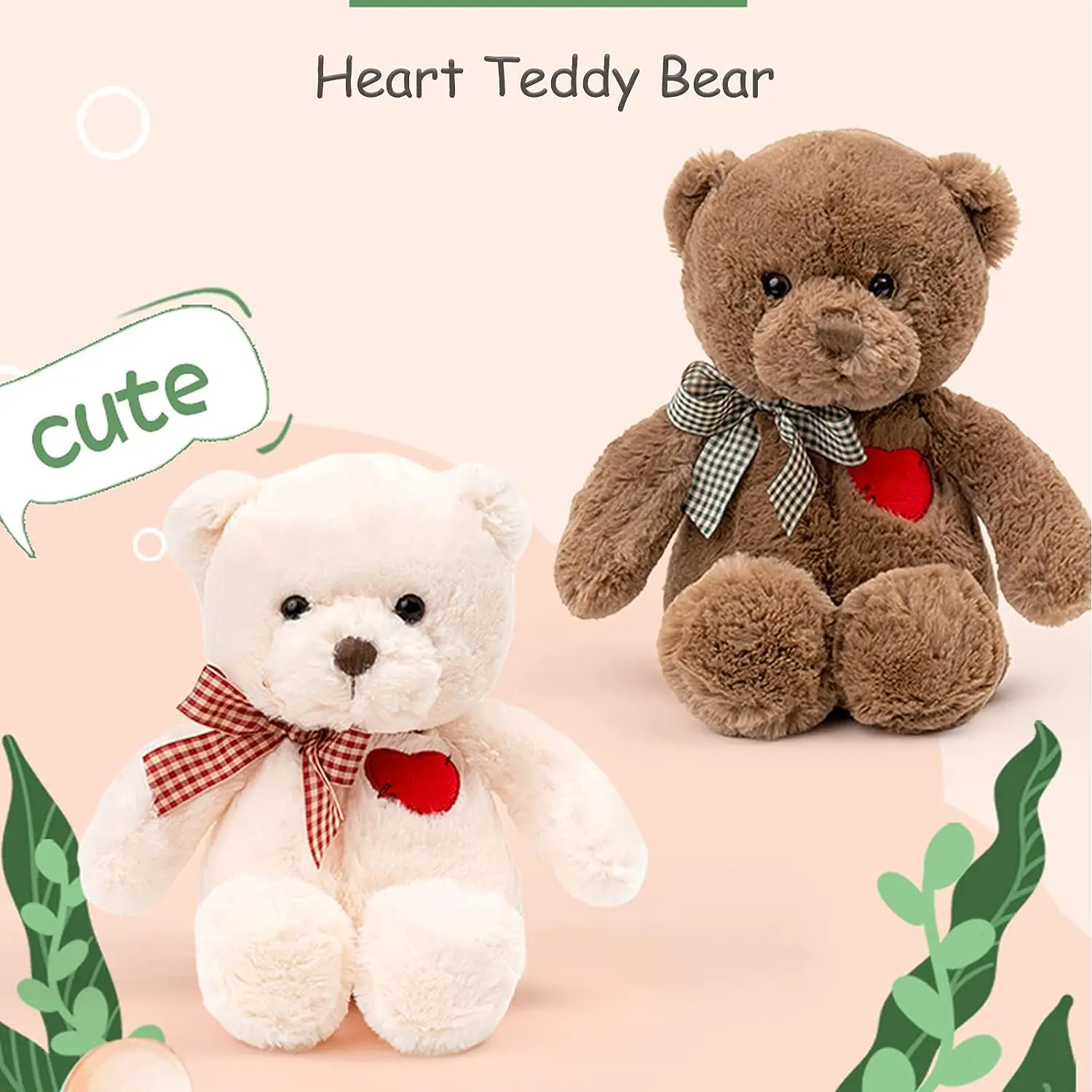 

Мягкие игрушки в виде животных для Дня Святого Валентина