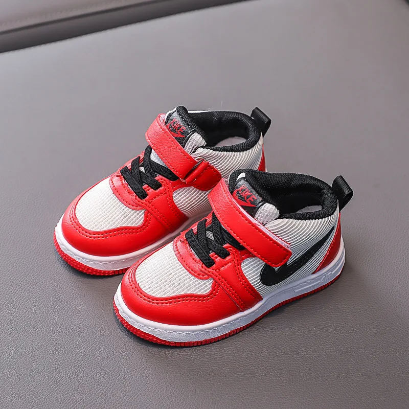 

Sneakers for Children Boy Girls Kids Tennis Casual Shoes Boys Sports Running Shoes Mesh Breathable Basketball Flat Shoes