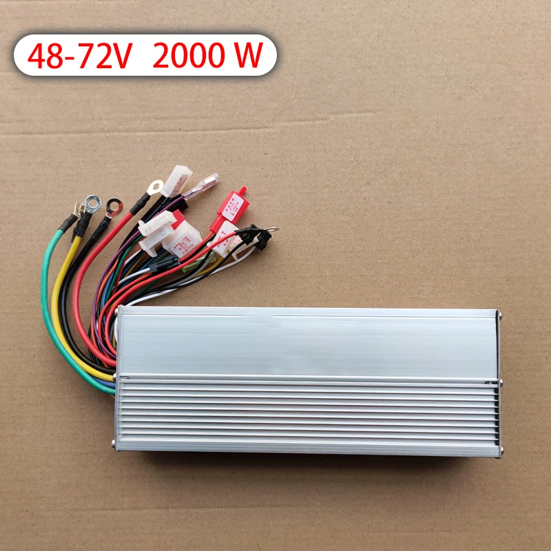 

Универсальный бесщеточный контроллер двигателя постоянного тока, электрический, высокая мощность, трехколесный, четырехколесный, 48, 60, 64, 72 В, 1000, 1500, 2