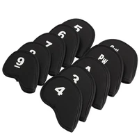 10pcs professional protector golf accessories fit all brands golf iron head cover club headcover sleeve driver mallet