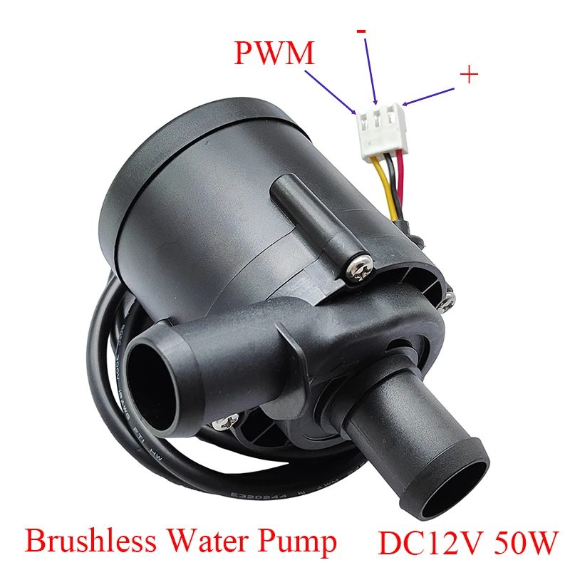 

DC12V 50W 50L/min Бесщеточный водяной насос с ШИМ-управлением и водонепроницаемый, циркуляционный фильтрующий насос, погружной насос, головка 7 м