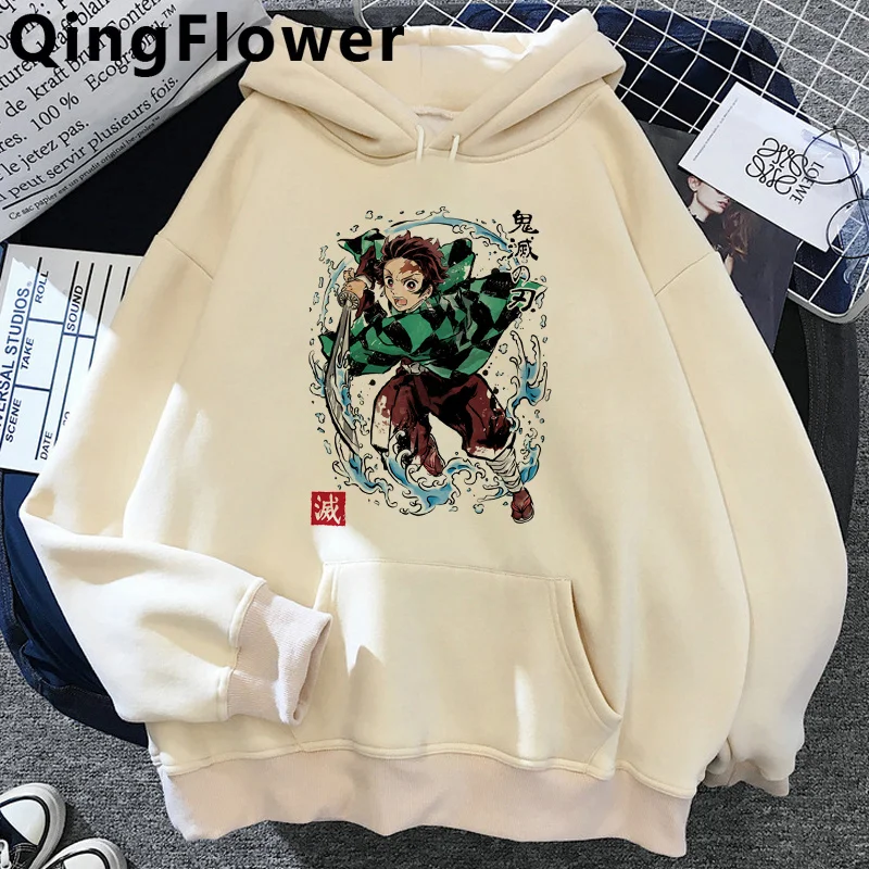 

Anime Kimetsu No Yaiba Demon Slayer Death Note Attack on Titan Shingeki No Kyojin hoodies men 2021 printed male Ulzzang printed