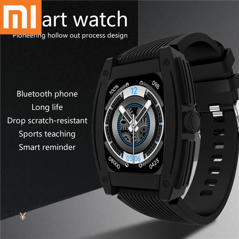 

XIAOMI New Bluetooth Call Smart Watch Men Women Clock 3D Dynamic Dial Touch Password Lock Screen Smart Wristband For Android ios