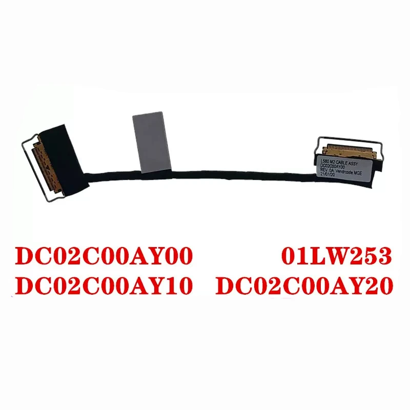 

New Genuine Laptop SATA HDD Cable for Lenovo Thinkpad L580 EL580 M2 SSD DC02C00AY00 01LW253 DC02C00AY10 DC02C00AY20