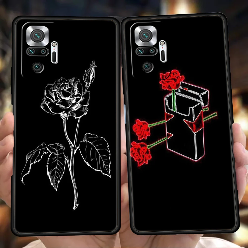 

Flower Phone Case for Xiaomi Redmi NOTE 12 Pro K40 K50 Gaming 8A 9T 9A 9C Note 8 8T 9 9S 10 11 Pro Plus Soft Shell Coque Capas