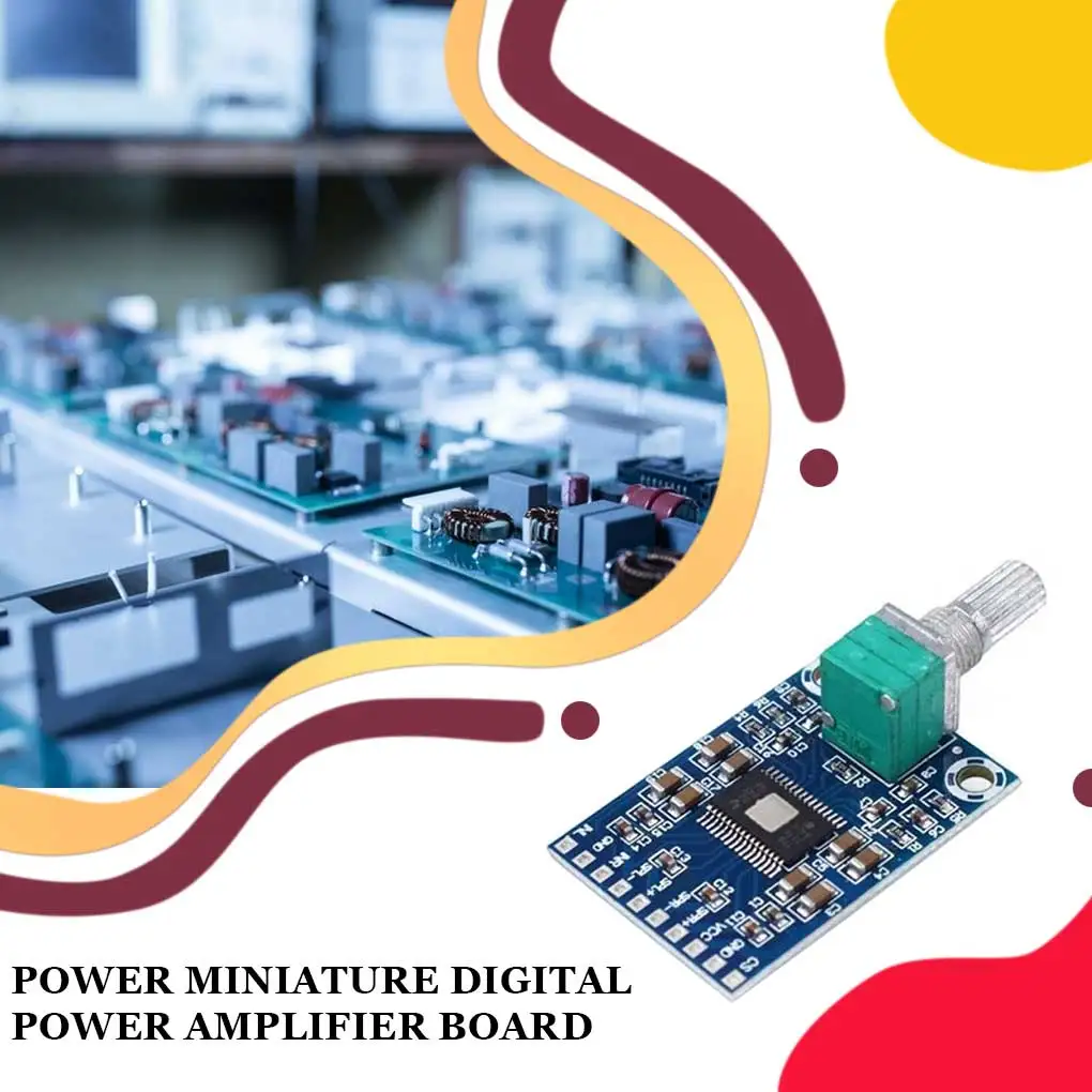 

Dual Channel Digital Power Amplifier Board Amp Module Upgrade Modified