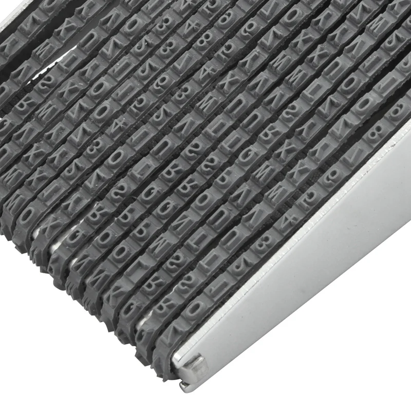 Многоцелевой 15-значный катящийся резиновый штамп с алфавитом английская буква