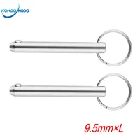 2X Marine Hardware 9.5mm 316 Stainless Steel Marine Grade Quick Release Ball Pin for Boat Bimini Top Deck Hinge Boat Accessories