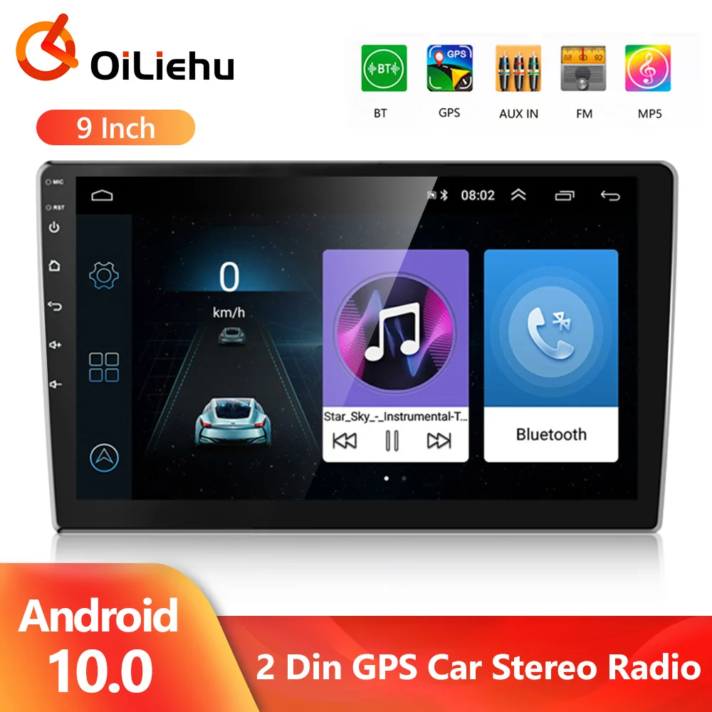 

2 Din Android Multimedia Player GPS WIFI Bluetooth Car Stereo Radio Auto Streo Bluetooth FM For Toyota Nissan Universal