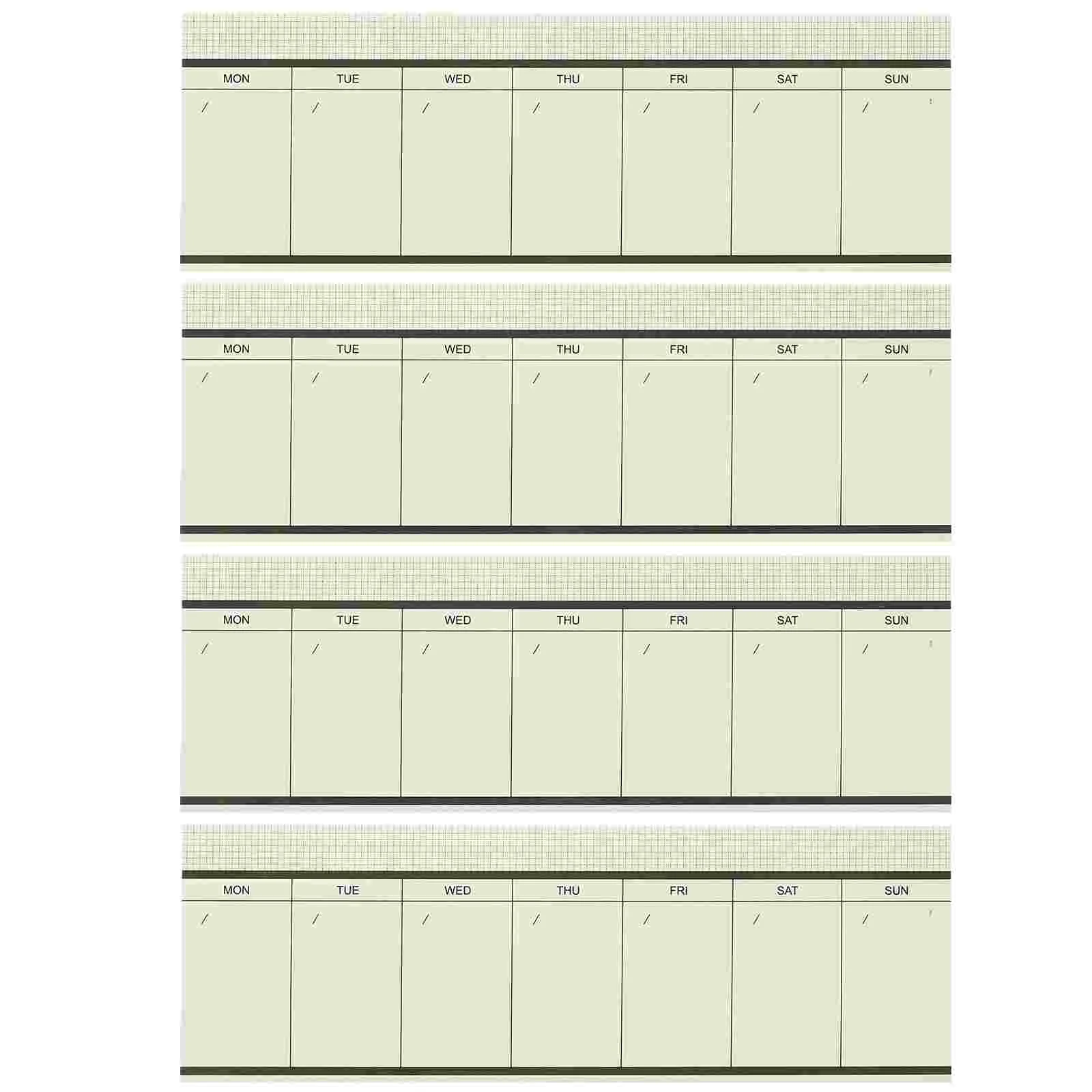 

4Pcs Students Weekly Plans Notepads Tearable Daily Planning Notepads Office Planning Handbooks