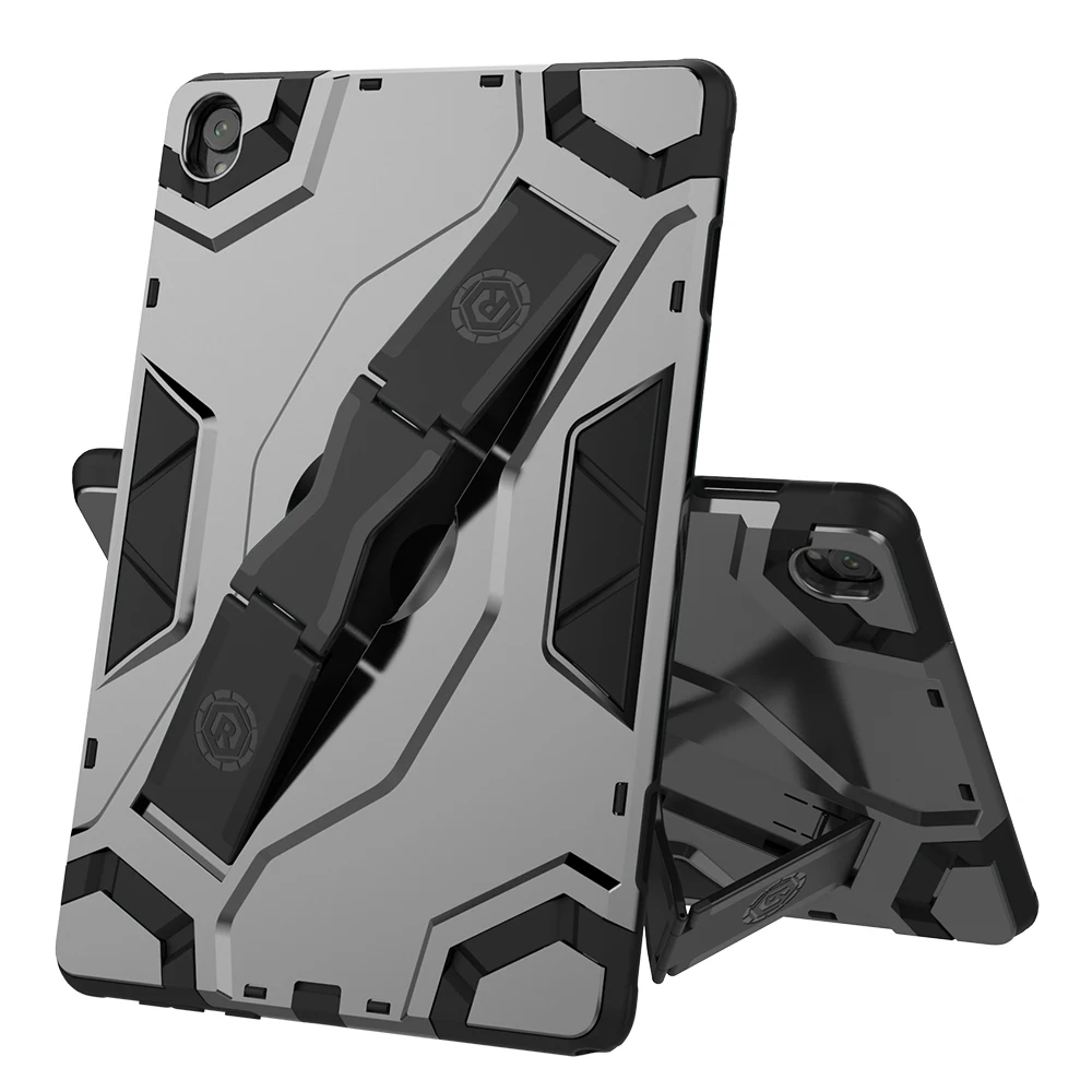 

Shockproof Armor TPU + PC Hand Strap Stand Tablet Cover For Huawei M6 8.4 M6 10.8 MatePad Pro10.8 T10 9.7 T10S 10.1 11 10.4 Case