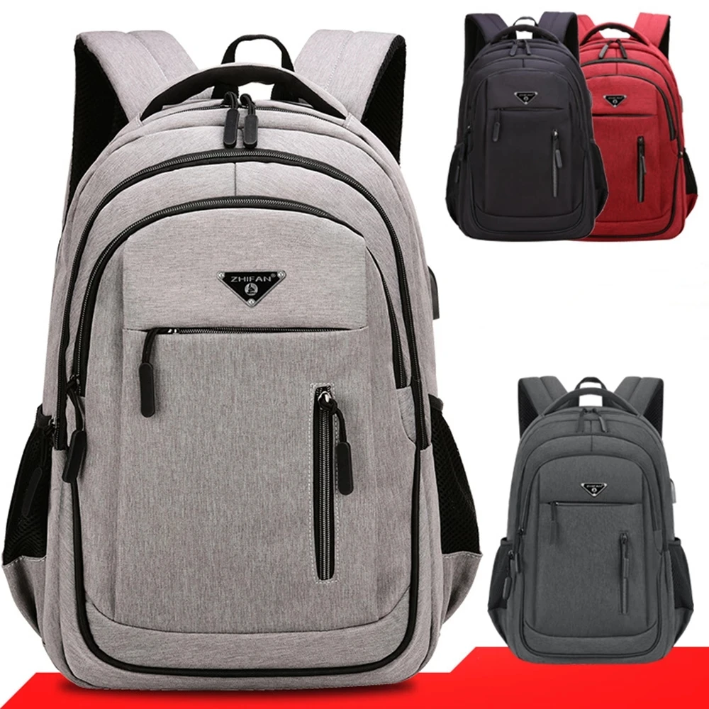 15 6 inch 17 3 inch laptop backpack for men women computer school travel business bags with usb earphone charging port day pack free global shipping