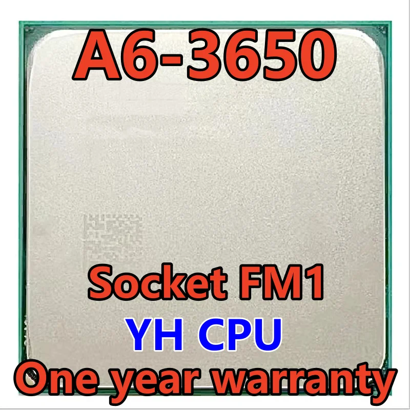 

A6-Series A6-3650 A6 3650 2.6 GHz Quad-Core CPU Processor AD3650WNZ43GX Socket FM1