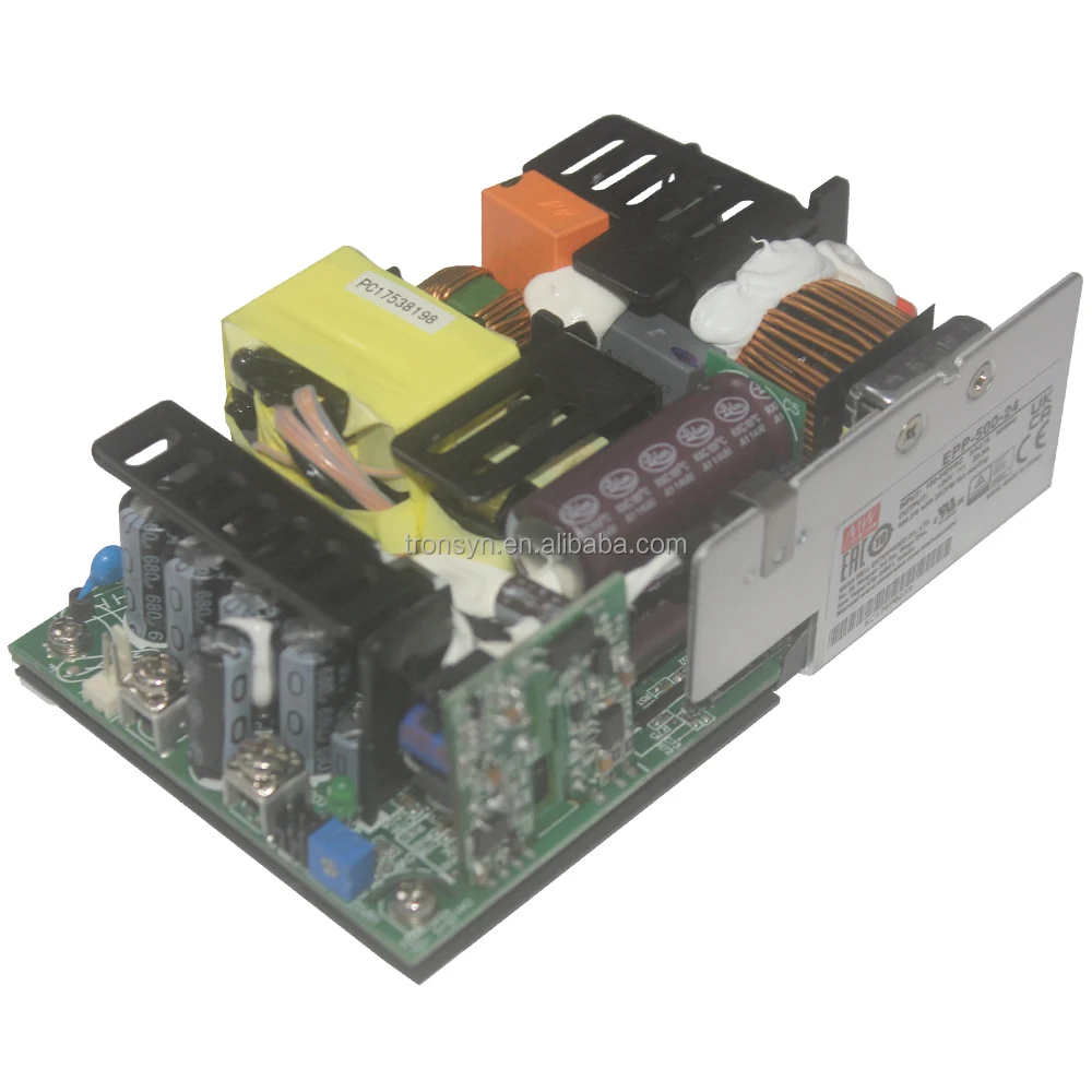 

Meanwell Authorized 5"x3" EPP-500-24 500W Green Open Frame MW 24V DC Switching Power Supply