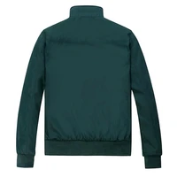 men jacket slim coat solid color stand collar zipper sportswear for men clothing coat handsome