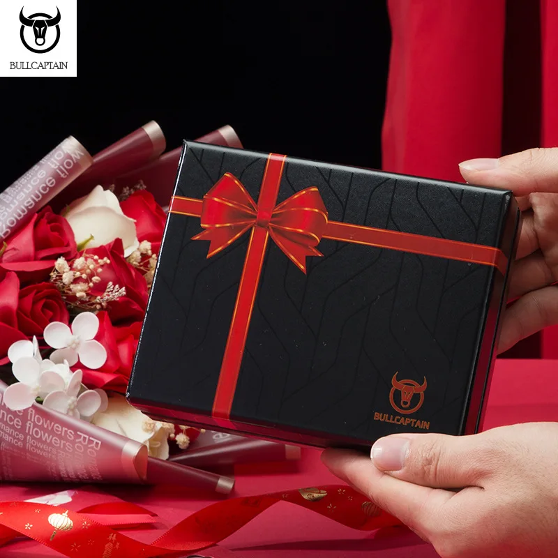 The best gift for men Card Slot for Driving Certificate Wallet  Genuine Leather Short Soft Money Clip Cow Leather