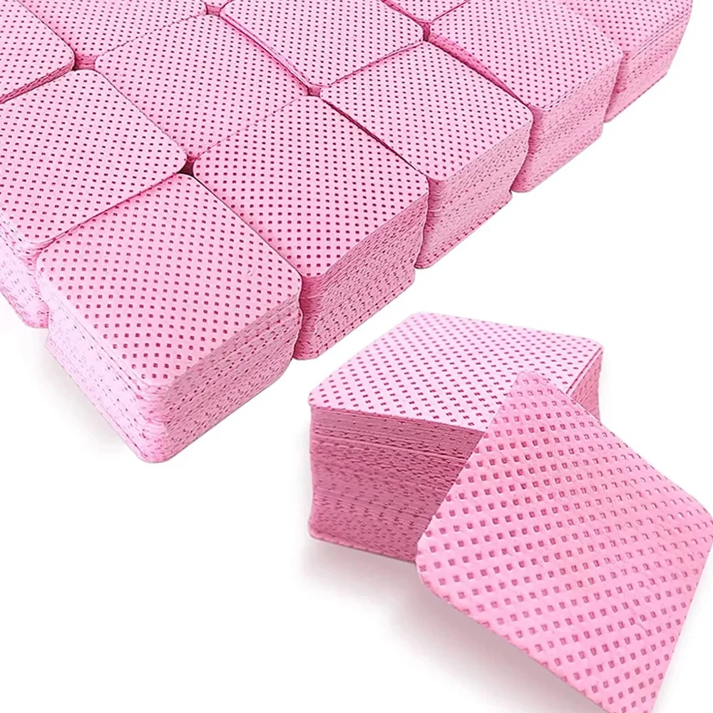 200 шт./коробка безворсовые салфетки для снятия лака ногтей