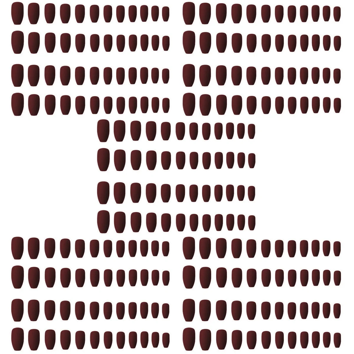 

960 pcs Full Cover False Nail Matte Fake Nails Tips Detachable Nail Patches