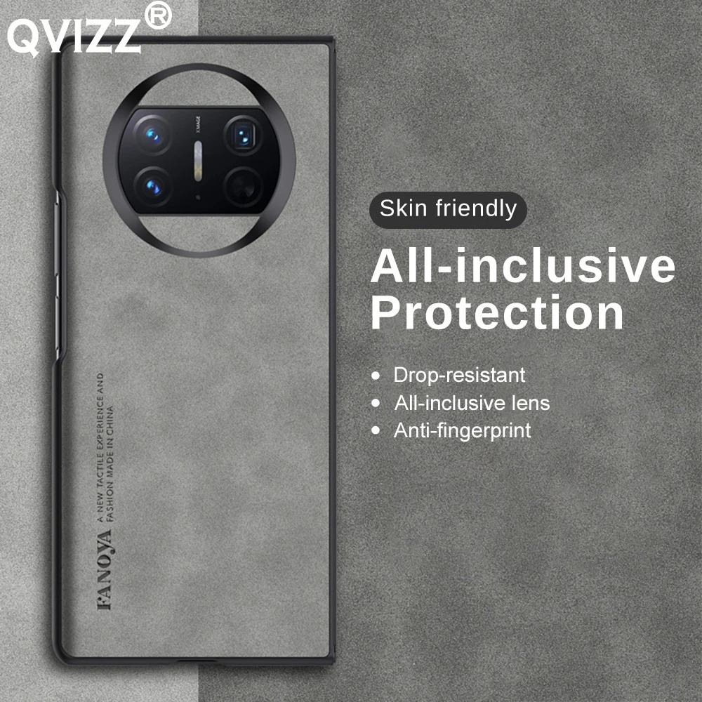 

Leather Case for Huawei Mate X3 MateX3 ALT-AL00 Luxury Frosted Ultra-thin Armor Shockproof Hard Back Phone Cover HuaweiMateX3