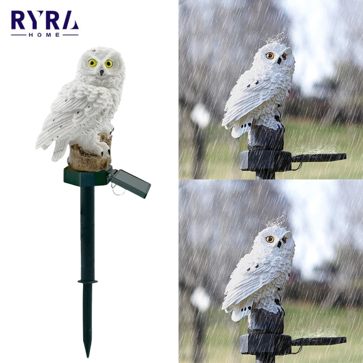 

Solar Powered LED Owl Lights Garden Light Outdoor LED Lawn Lamp Ornament Waterproof Lamp Unique Christmas Lights For Decoration