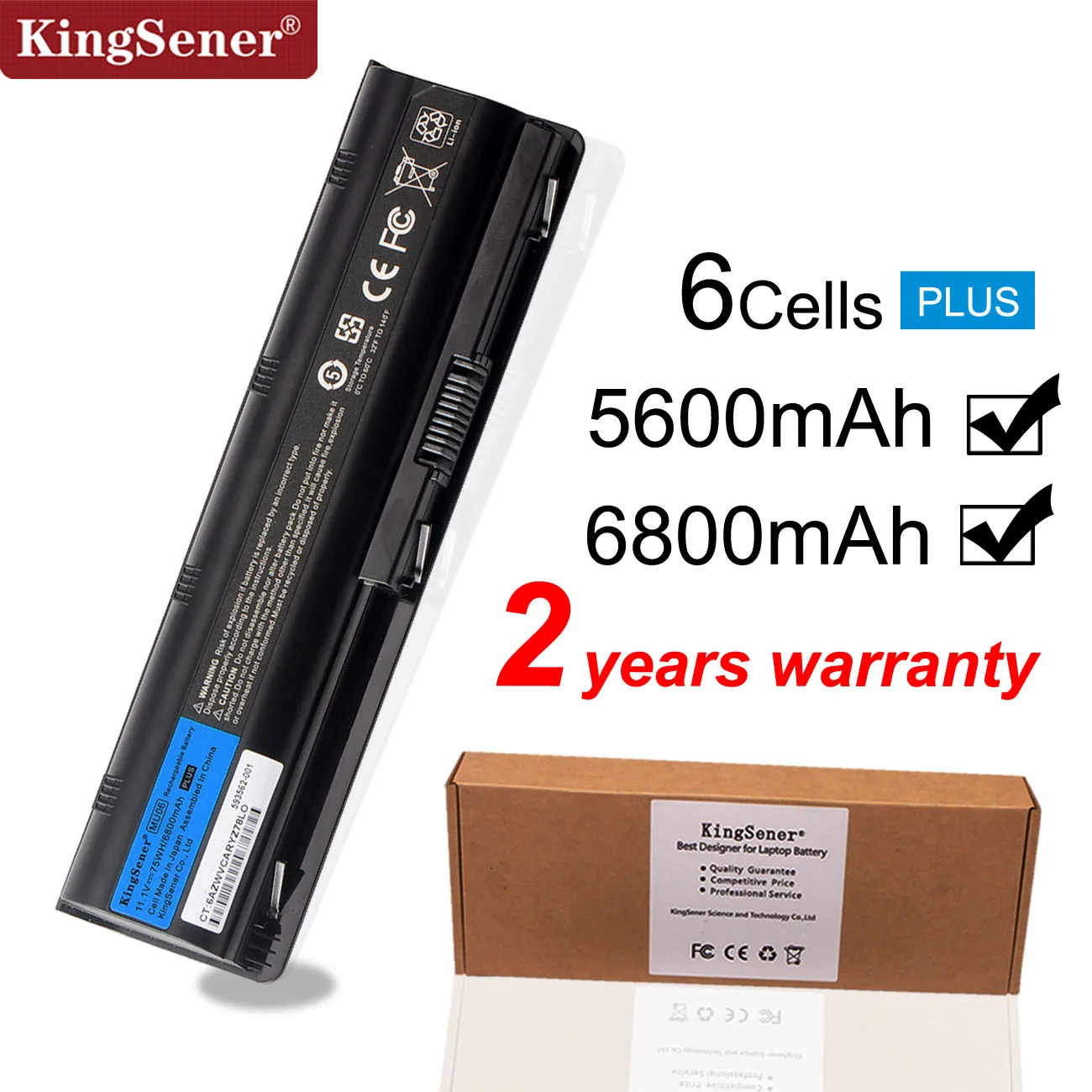 Bateria do Portátil de Kingsener Mu06 para hp Pavilion g4 g6 g7 Cq42 Cq32 G42 Cq43 G32 Dv6 Dm4 G72 593562001 Hstnn-db0y Ub0y Ib0y
