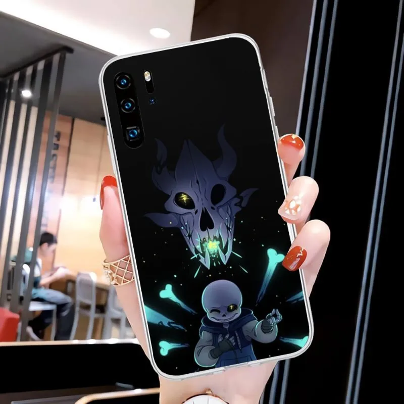 Hot Game Undertale Sans Phone Case For Huawei P20 P40 Lite P30 Pro P Smart 2019 Nova 3e 6 Se Silicone Transparent Soft Cover |