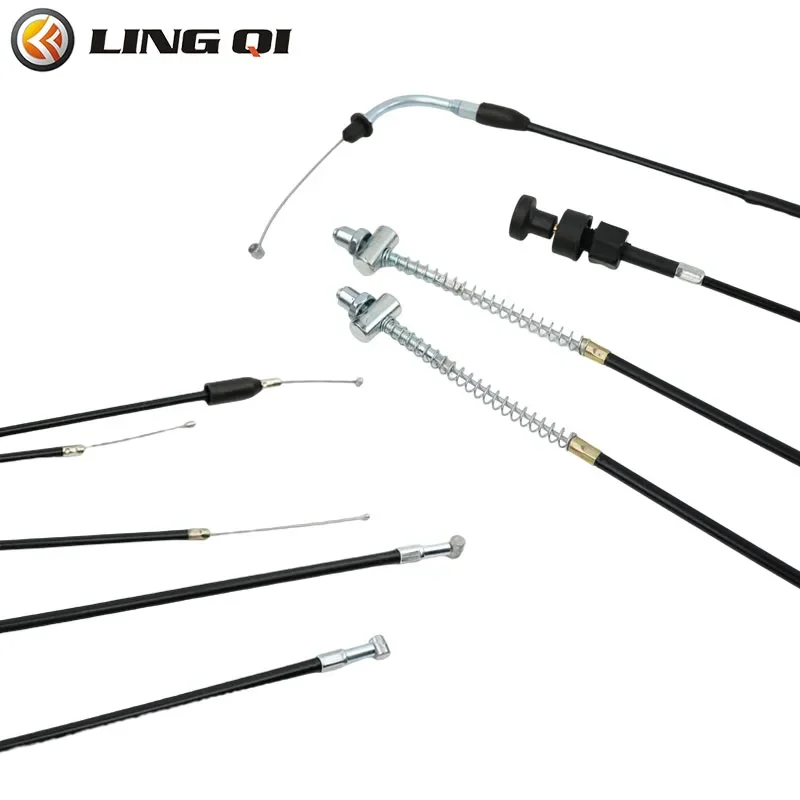 Фото LING QI PW50 проводка в сборе, двухтактный дроссельный трос, трос дроссельной заслонки, тормозная линия для PW50 PW80, аксессуары для мотокросса №4