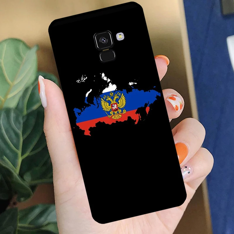 Чехол с гербами России для Samsung A9 A8 A7 A6 J8 J6 J4 Plus 2018 A3 A5 J1 2016 J5 J7 J3 2017 задняя крышка -