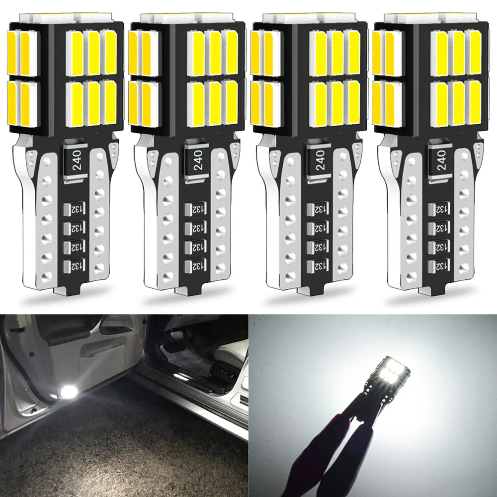Светодиодсветильник лампа Canbus 4x T10 W5W для Nissan Qashqai X-Trail Almera Juke Terrano Tiida Teana Note Murano Pathfinder