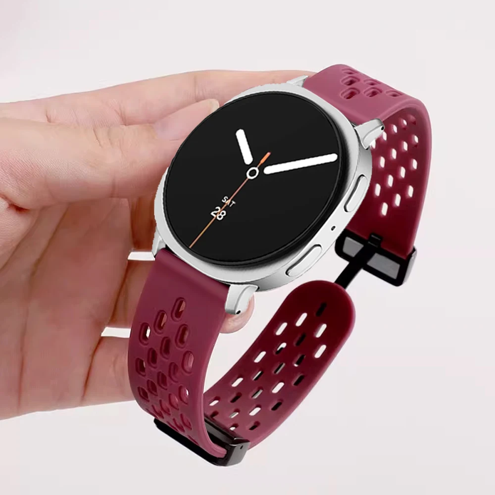 Силиконовый ремешок для Samsung Galaxy watch 8, ремешок 44 мм, 40 мм, 8, классический, 46 мм, магнитный браслет на запястье, спортивный браслет Correa Galaxy watch8 (art.: 3920d0b8a7bac) - 3920d0b8a7bac