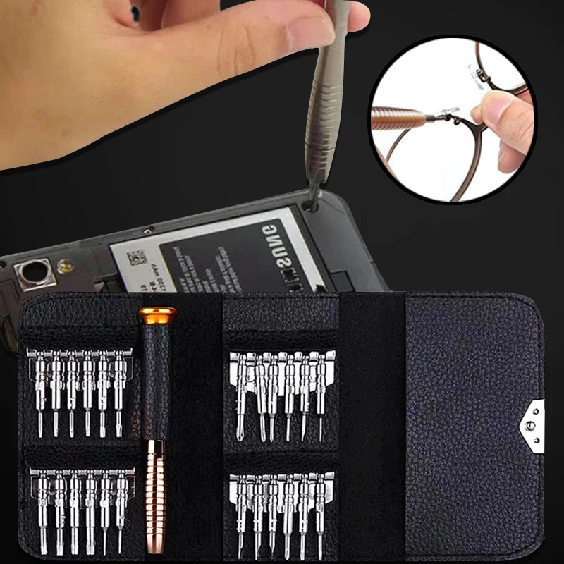 

25 In 1 Torx Precision Screwdriver Bit Set Hand Tools Screw Driver Kit Screwdriver Set For Xiaomi Mobile Phones Repair Tools